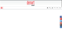 Tablet Screenshot of demartgroup.com